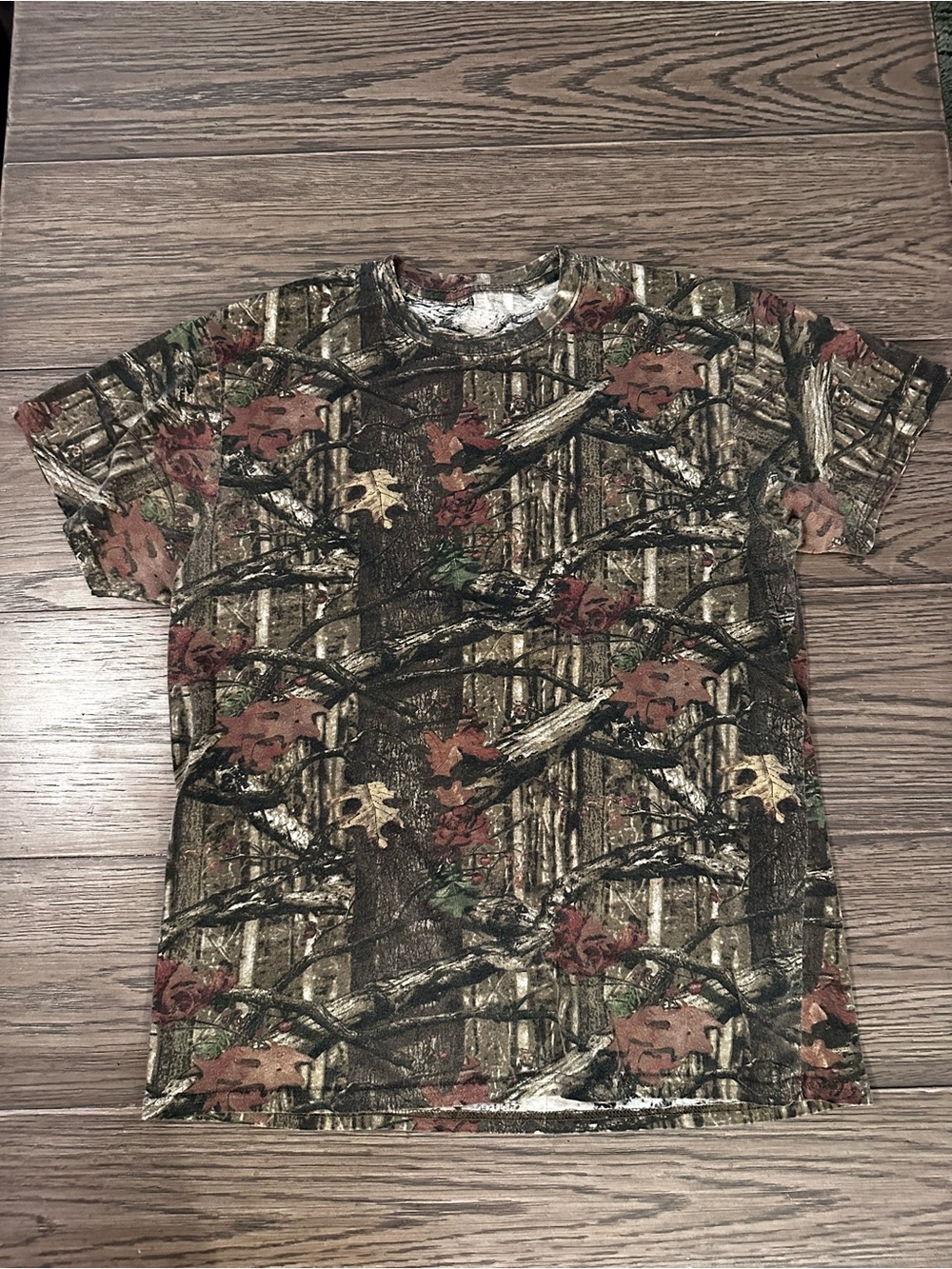 Source Unknown Men’s Short-Sleeve Woodland Camo Tee - Brown/Green